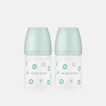 PPSU Bottle NO-FISH Glass Edition with Nipple 150ml 2 pack - Anti Colic & East to Clean.