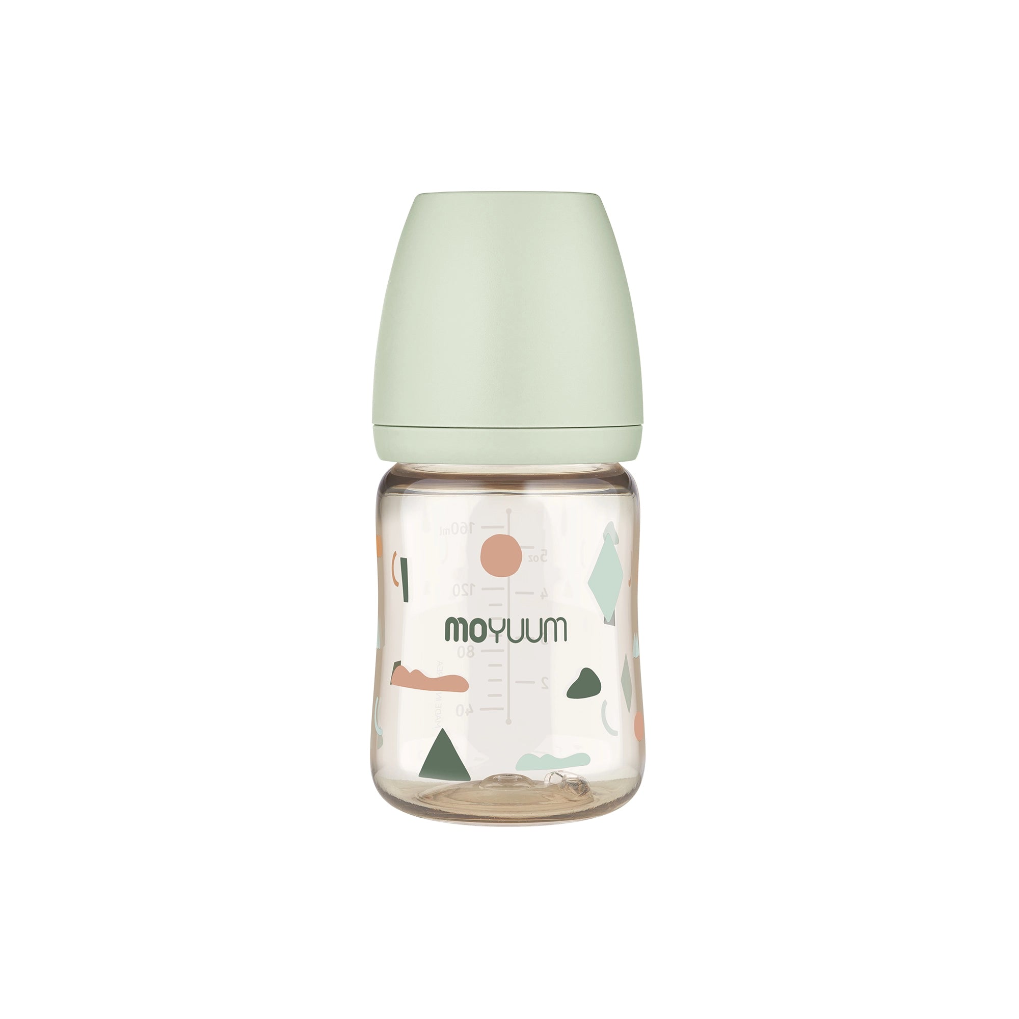 Moyuum PPSU All-in-One Baby Bottle with Nipple 170 ml (0 to 3 Months) (Cloud Edition)