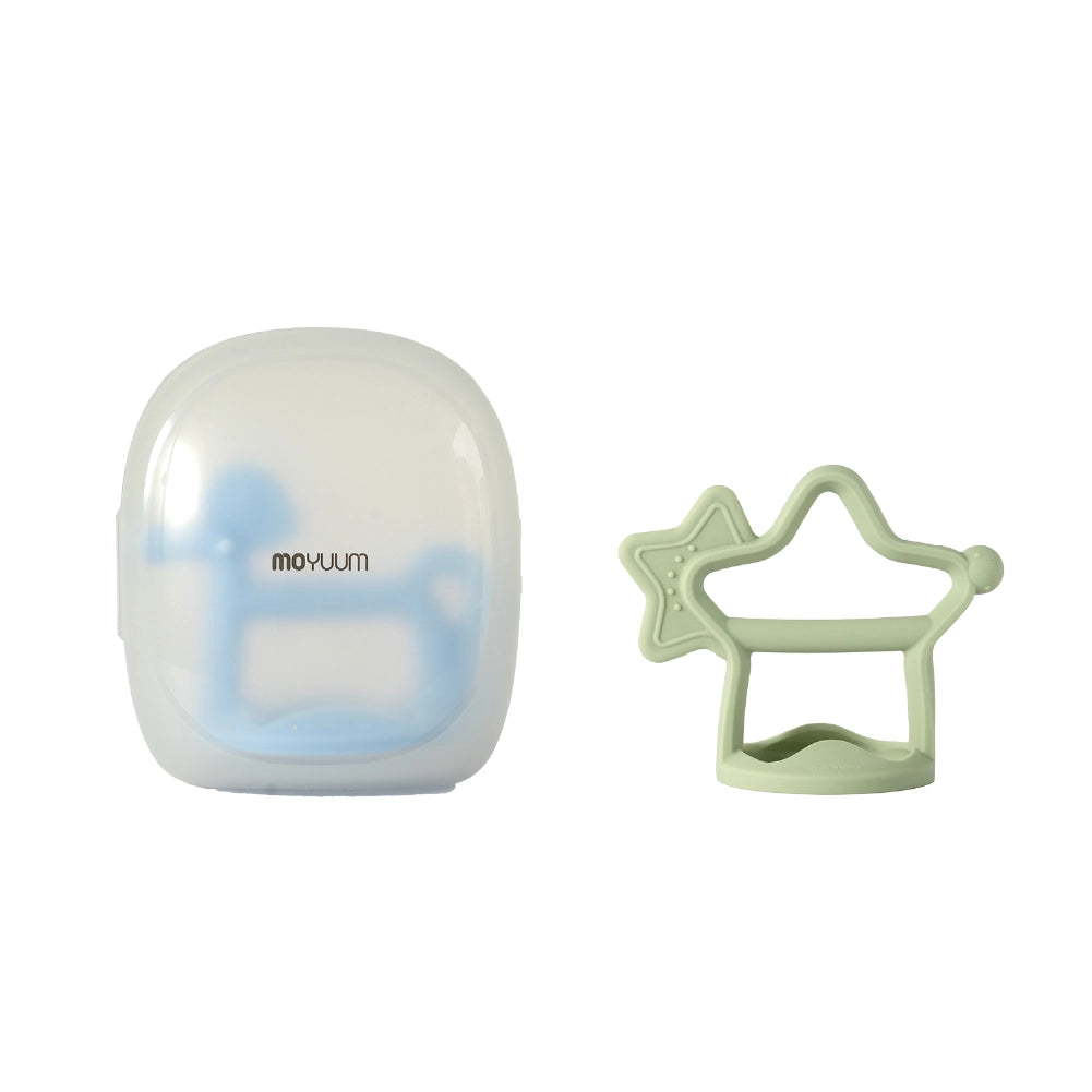 Moyuum Silicone Teether Gift Pack (Star Sage + Pony Blue )