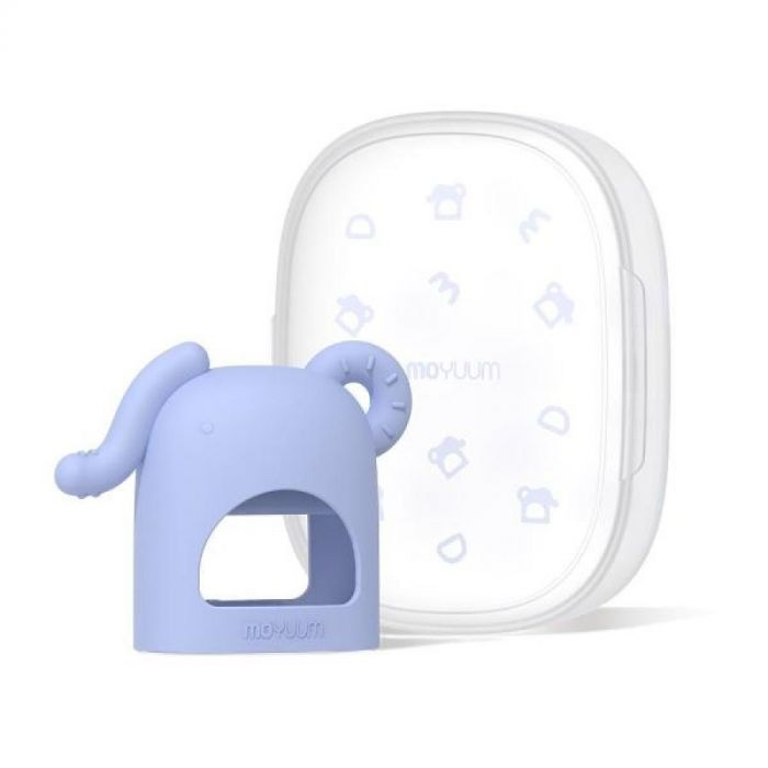 Silicone Elephant Wrist Teether: Adjustable, Hands-Free & Safe.