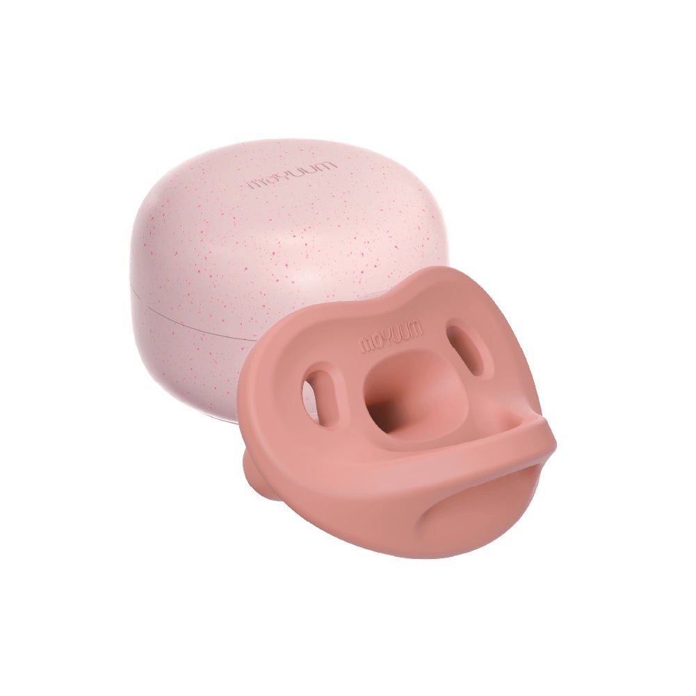 Moyuum All - silicon macaron Stage 3 Pacifier Pack of 2 (with dedicated case) - shop_name uae and saudi arab