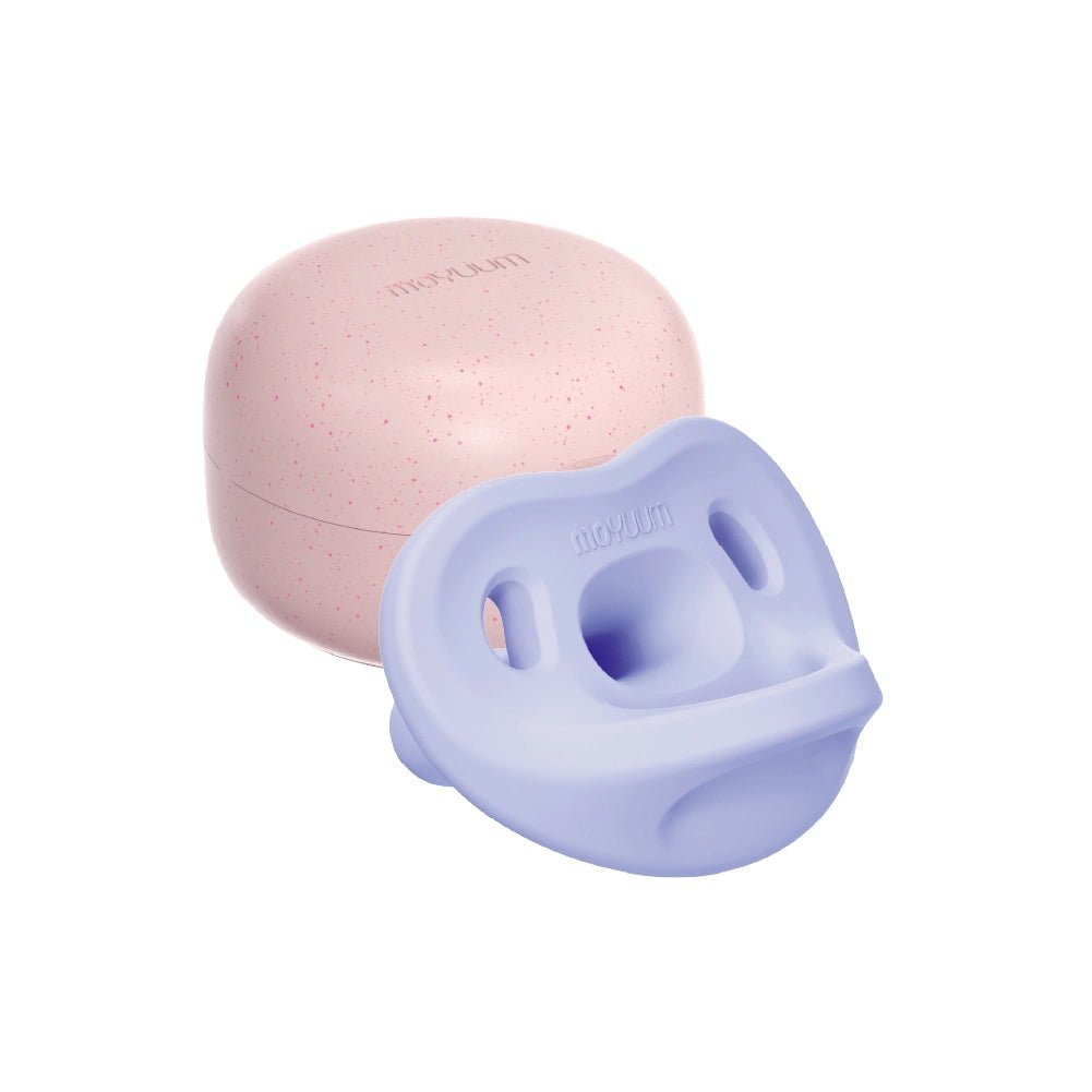 Moyuum All - silicon macaron Stage 2 Pacifier Pack of 3 (with dedicated case) - shop_name uae and saudi arab