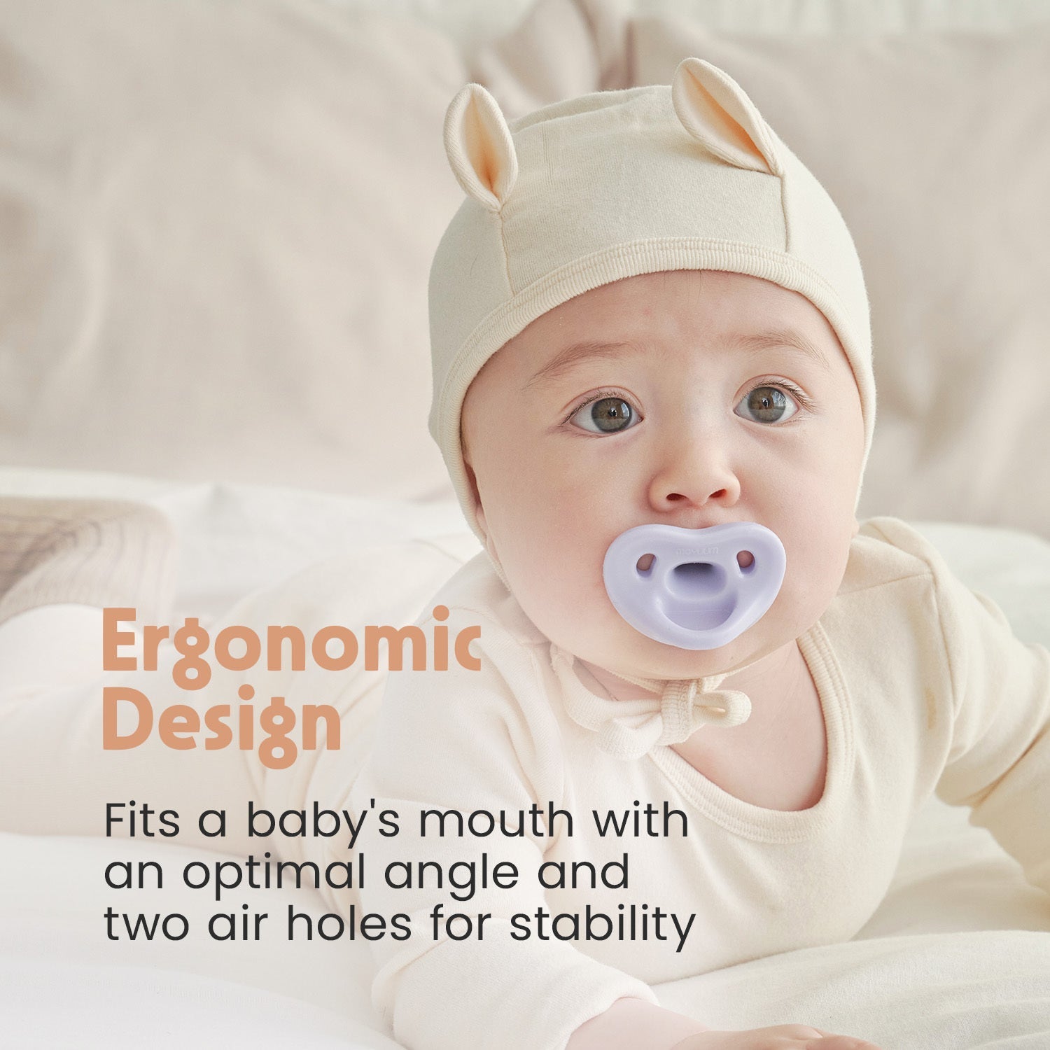 Moyuum All - Silicone Macaron Pacifier + Protective Case - shop_name uae and saudi arab