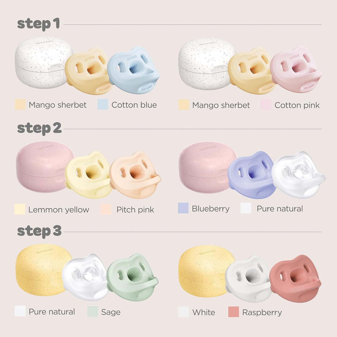 Moyuum All - Silicone Macaron Pacifier + Protective Case - shop_name uae and saudi arab