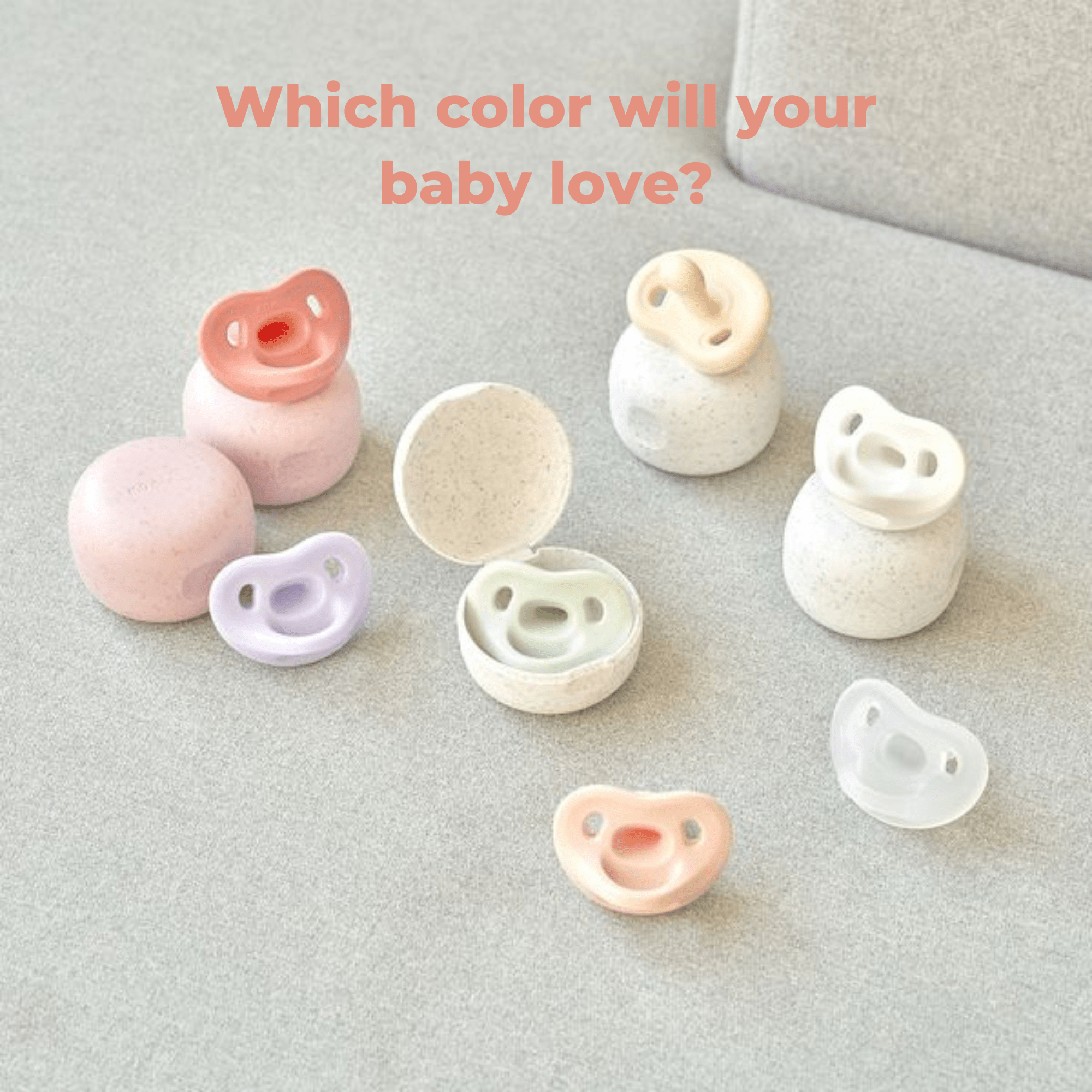 Moyuum All - Silicone Macaron Pacifier + Protective Case - shop_name uae and saudi arab