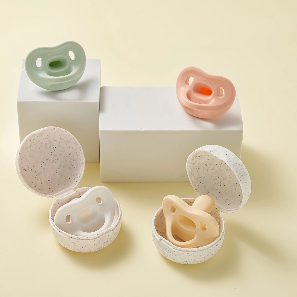 Moyuum All - Silicone Macaron Pacifier + Protective Case - shop_name uae and saudi arab