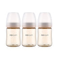 Moyuum Baby Bottle with Real Fit Nipple Level 1 Beige / 170ml (0 to 3 months) (Pack of 3) - shop_name uae and saudi arab