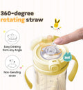 Moyuum One - Touch Straw Cup 270 ML (3+ Months) - With Suction Cup/handle - shop_name uae and saudi arab