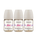 Moyuum PPSU All - in - one Baby Bottle 170ml (0 to 3 months) Pack of 3 - Cat Edition (Grey) - shop_name uae and saudi arab