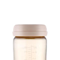 Moyuum PPSU All - in - one Baby Bottle 270ml (3+ Months) Pack of 2 (Basic) + Brush set Coral Beige - shop_name uae and saudi arab