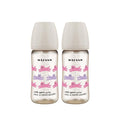 Moyuum PPSU All - in - One Baby Bottle 270ml (3+ Months) Pack of 2 Cat Edition Grey - shop_name uae and saudi arab