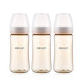 Moyuum PPSU All - in - One Baby Bottle 270ml (3+ Months) Pack of 3 Basic - shop_name uae and saudi arab