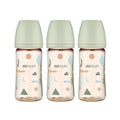 Moyuum PPSU All - in - One Baby Bottle 270ml (3+ Months) Pack of 3 Cloud Edition - shop_name uae and saudi arab