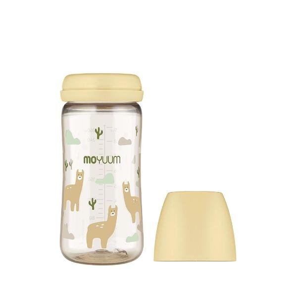 Moyuum PPSU All - in - one Baby Bottle 270ml (3+ Months) Pack of 3 (Cloud + Llama + Daisy) - shop_name uae and saudi arab