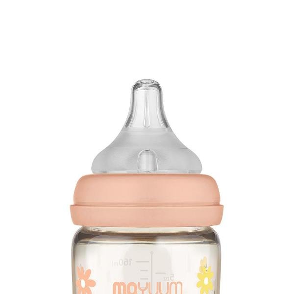 Moyuum PPSU All - in - One Baby Bottle 270ml (3+ Months) Pack of 3 Daisy Edition - shop_name uae and saudi arab