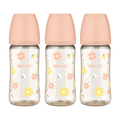 Moyuum PPSU All - in - One Baby Bottle 270ml (3+ Months) Pack of 3 Daisy Edition - shop_name uae and saudi arab