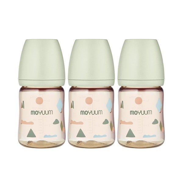Moyuum PPSU All - in - one Baby Bottle Cloud Edition 170ml (0 to 3 months) Pack of 3 - shop_name uae and saudi arab