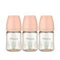 Moyuum PPSU All - in - one Baby Bottle Dear Dear Edition - Coral Pink 170ml Pack of 3 - shop_name uae and saudi arab