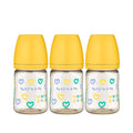 Moyuum PPSU All - in - one Baby Bottle More Love(SOOSOOJIN) Edition Yellow 170ml (0 to 3 months) Pack of 3 - shop_name uae and saudi arab