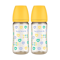 Moyuum PPSU All - in - one Baby Bottle More Love(SOOSOOJIN) Edition Yellow 270ml (3+ Months) Pack of 2 - shop_name uae and saudi arab