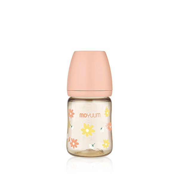Moyuum PPSU All - in - One Baby Bottle with Nipple 170 ml (0 to 3 months) (Daisy Edition) - shop_name uae and saudi arab