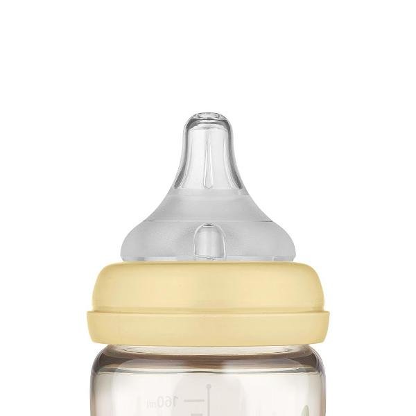 Moyuum PPSU All - in - One Baby Bottle with Nipple 170 ml (0 to 3 months) (Liama Edition - Beige) - shop_name uae and saudi arab
