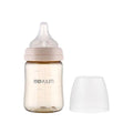 Moyuum PPSU All - in - One Baby Bottle with Nipple 170 ml (0 to 3 months) (More love (Real Fit Nipple - Beige) - shop_name uae and saudi arab