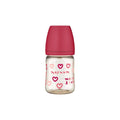 Moyuum PPSU All - in - One Baby Bottle with Nipple 170 ml (0 to 3 months) (More love (SOOSOOJIN) Edition - Cherry) - shop_name uae and saudi arab