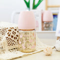 Moyuum PPSU All - in - One Baby Bottle with Nipple 170 ml (0 to 3 months) (Rabbit Edition - Pink) - shop_name uae and saudi arab