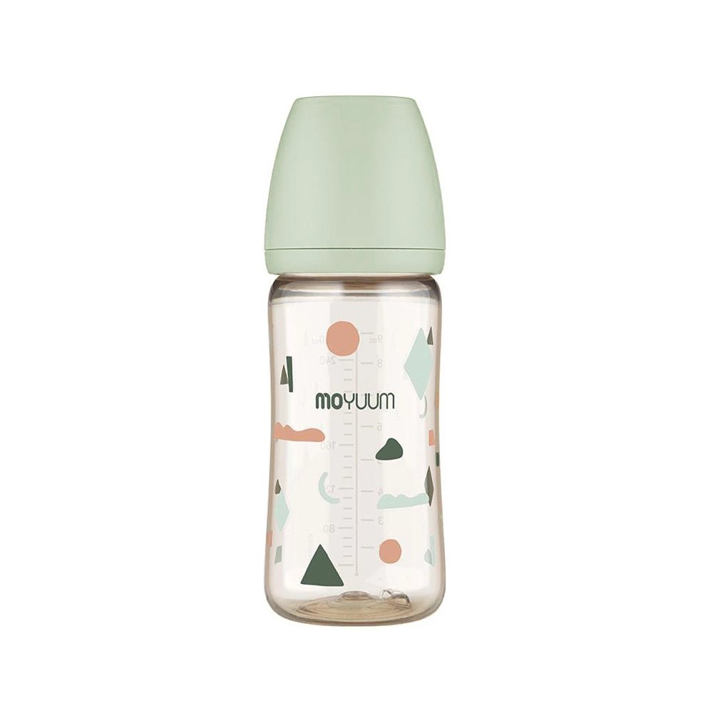 Moyuum PPSU All - in - One Baby Bottle with Nipple 270 ml (3+ Months) (Cloud Edition) - shop_name uae and saudi arab
