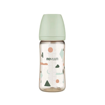 Moyuum PPSU All - in - One Baby Bottle with Nipple 270 ml (3+ Months) (Cloud Edition) - shop_name uae and saudi arab