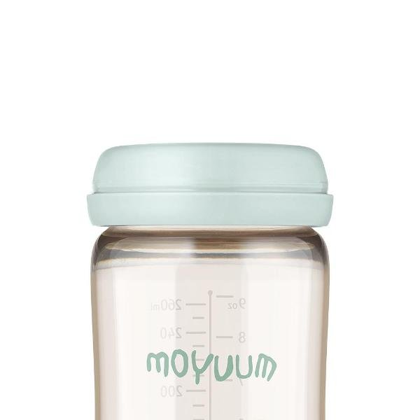 Moyuum PPSU All - in - One Baby Bottle with Nipple 270 ml (3+ Months) (Dear Dear Edition - Mint) - shop_name uae and saudi arab