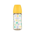 Moyuum PPSU All - in - One Baby Bottle with Nipple 270 ml (3+ Months) (More love (SOOSOOJIN) Edition - Yellow) - shop_name uae and saudi arab