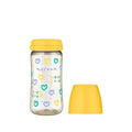 Moyuum PPSU All - in - One Baby Bottle with Nipple 270 ml (3+ Months) (More love (SOOSOOJIN) Edition - Yellow) - shop_name uae and saudi arab