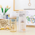 Moyuum PPSU All - in - One Baby Bottle with Nipple 270 ml (3+ Months) (Real Fit Nipple - Beige) - shop_name uae and saudi arab