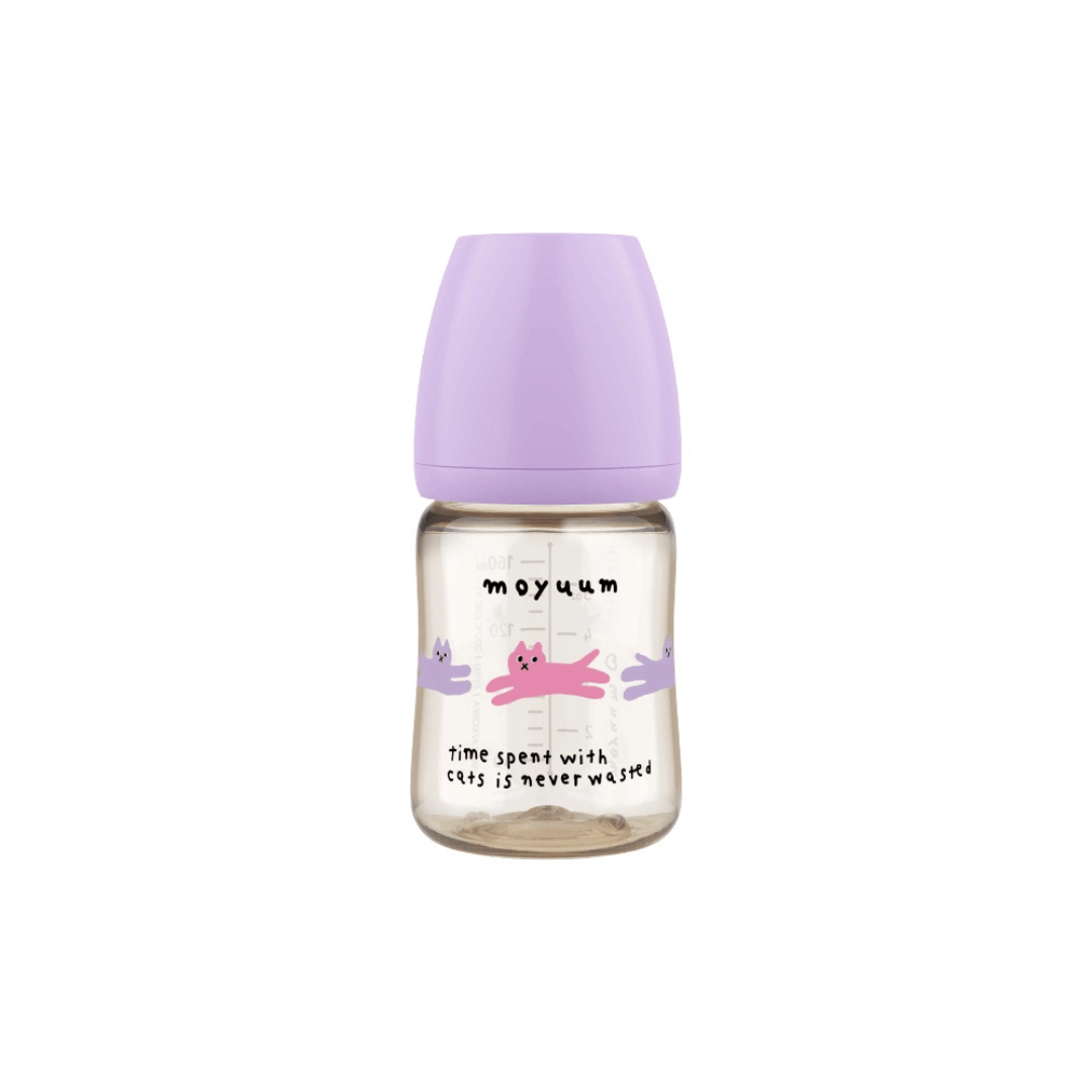 Moyuum PPSU All - in - One Baby Bottle with Nipple - Anti Colic & Easy Clean - shop_name uae and saudi arab
