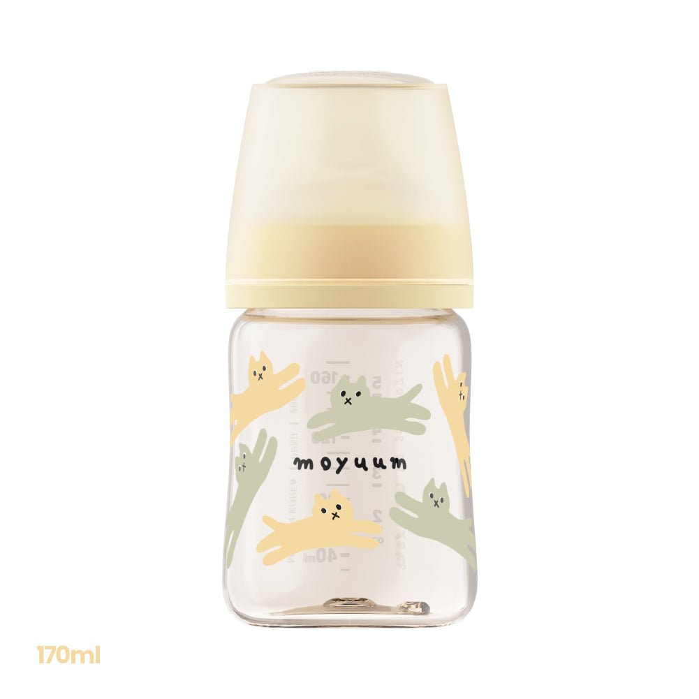 Moyuum PPSU All - in - One Baby Bottle with Nipple - Anti Colic & Easy Clean - shop_name uae and saudi arab