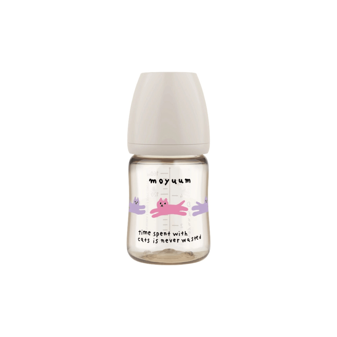 Moyuum PPSU All - in - One Baby Bottle with Nipple - Anti Colic & Easy Clean - shop_name uae and saudi arab