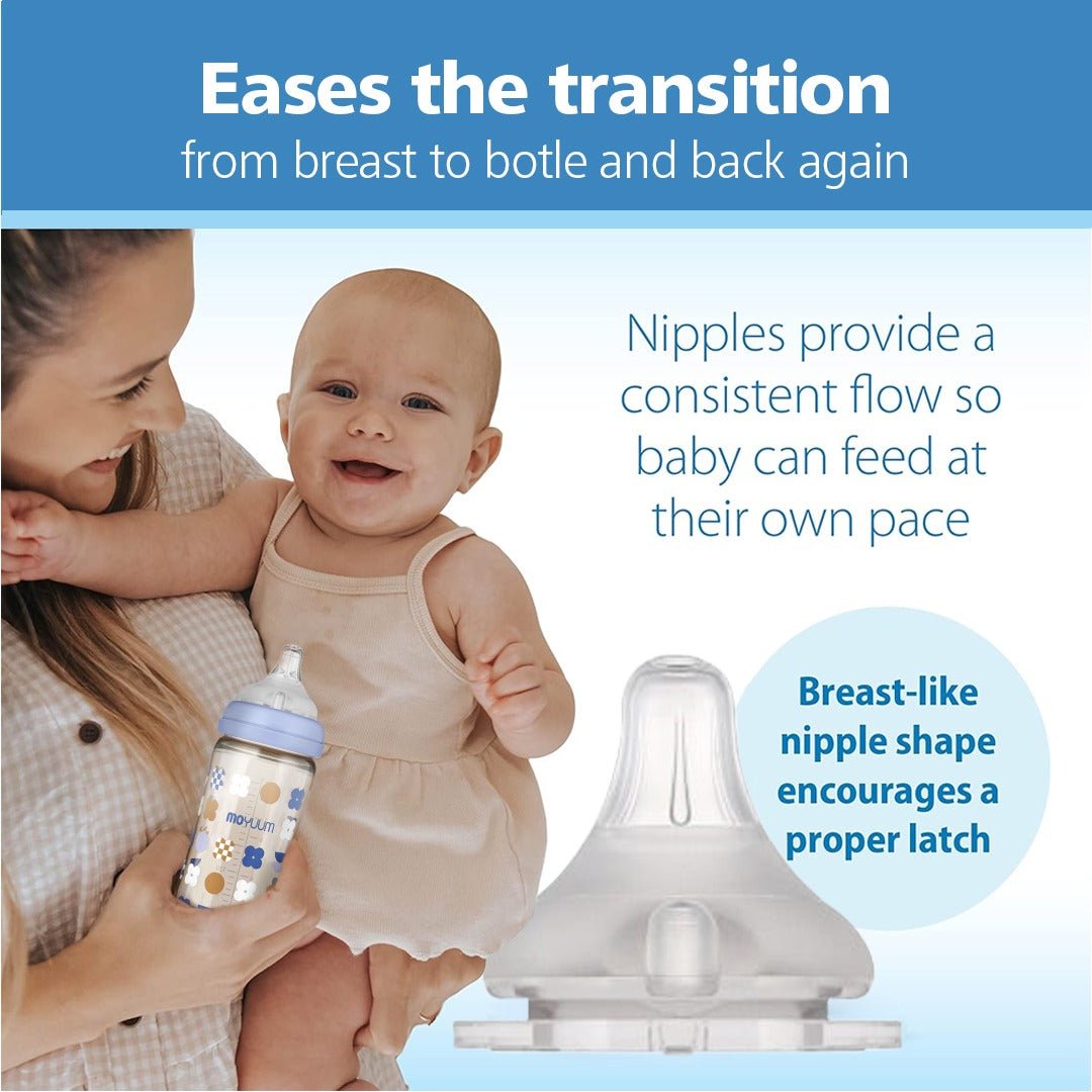 PPSU All - in - One Baby Bottle 270ml (3+ Months) Triple Pack More Love Edition (Cherry) - shop_name uae and saudi arab