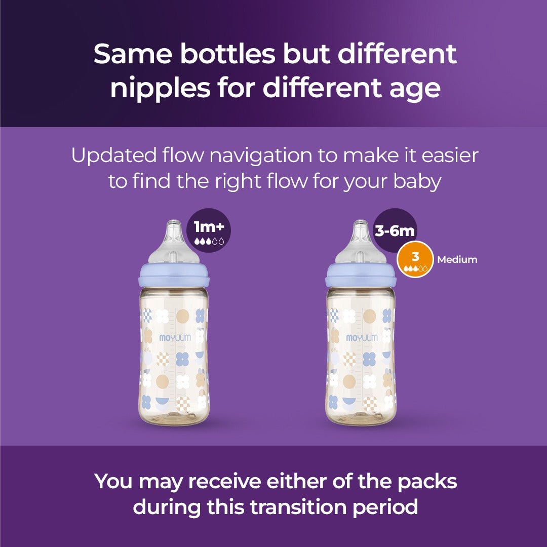 Moyuum PPSU All - in - One Baby Bottle with Nipple - Anti Colic & Easy Clean - shop_name uae and saudi arab