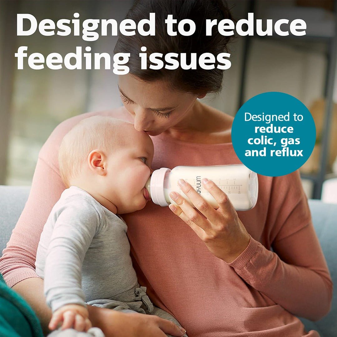 Moyuum PPSU All - in - One Baby Bottle with Nipple - Anti Colic & Easy Clean - shop_name uae and saudi arab