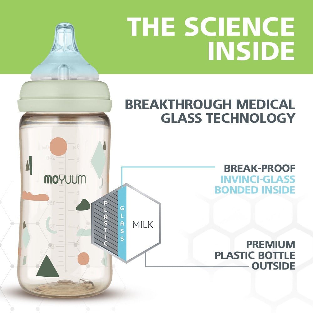 Moyuum PPSU All - in - One Baby Bottle with Nipple - Anti Colic & Easy Clean - shop_name uae and saudi arab