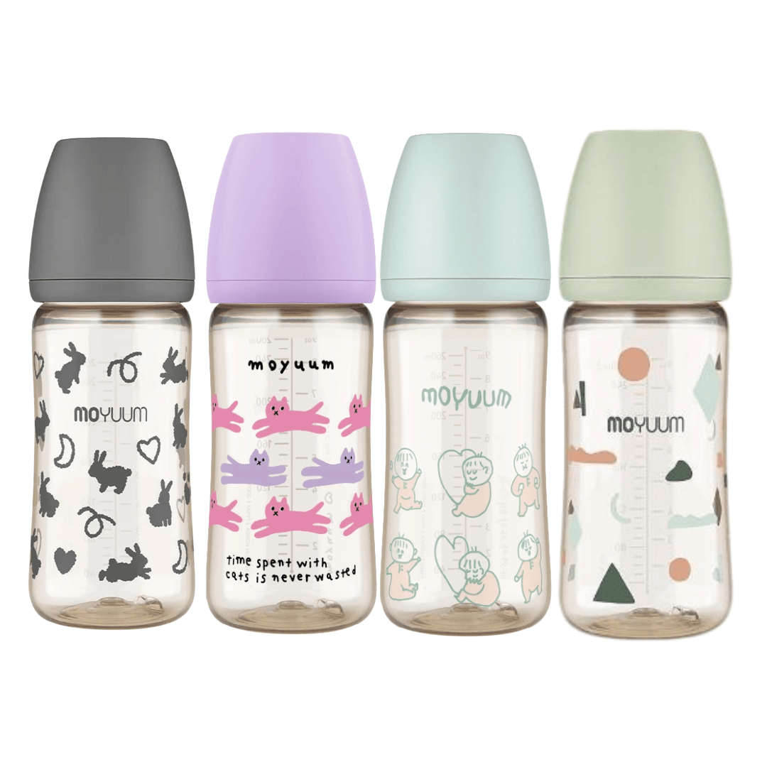 Moyuum PPSU All - in - one Bottle 270ml Quadrapak Modern Edition (Rabbit + Weedcat + Oguogu + Cloud) - shop_name uae and saudi arab