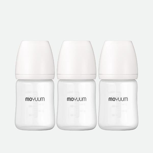 Moyuum PPSU Bottle Plain Glass Edition 150ml – Pack of 3 - shop_name uae and saudi arab