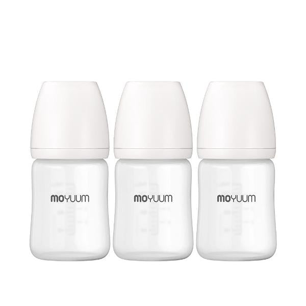 Moyuum PPSU Bottle Plain Glass Edition 150ml – Pack of 3 - shop_name uae and saudi arab