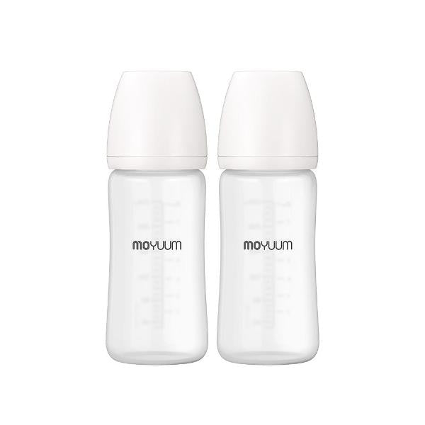 Moyuum PPSU Bottle Plain Glass Edition 240ml - Pack of 2 - shop_name uae and saudi arab