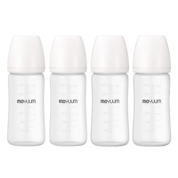 Moyuum PPSU Bottle Plain Glass Edition 240ml – Pack of 4 - shop_name uae and saudi arab