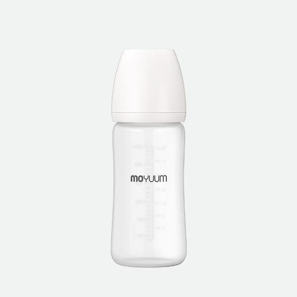 Moyuum PPSU Bottle Plain Glass Edition 240ml – Safe, Anti - Colic and Easy to Clean - shop_name uae and saudi arab