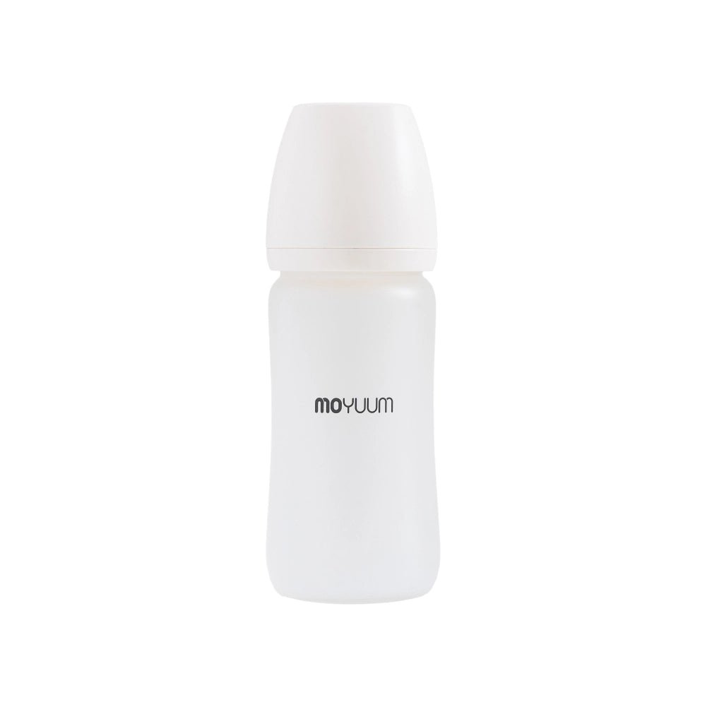 Moyuum PPSU Bottle Plain Glass Edition 240ml – Safe, Anti - Colic and Easy to Clean - shop_name uae and saudi arab