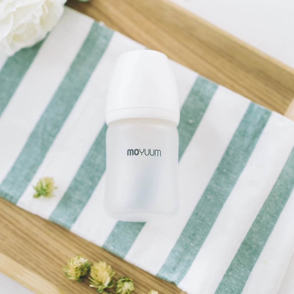 Moyuum PPSU Bottle Plain Glass Edition – Safe, Anti - Colic and Easy to Clean - shop_name uae and saudi arab